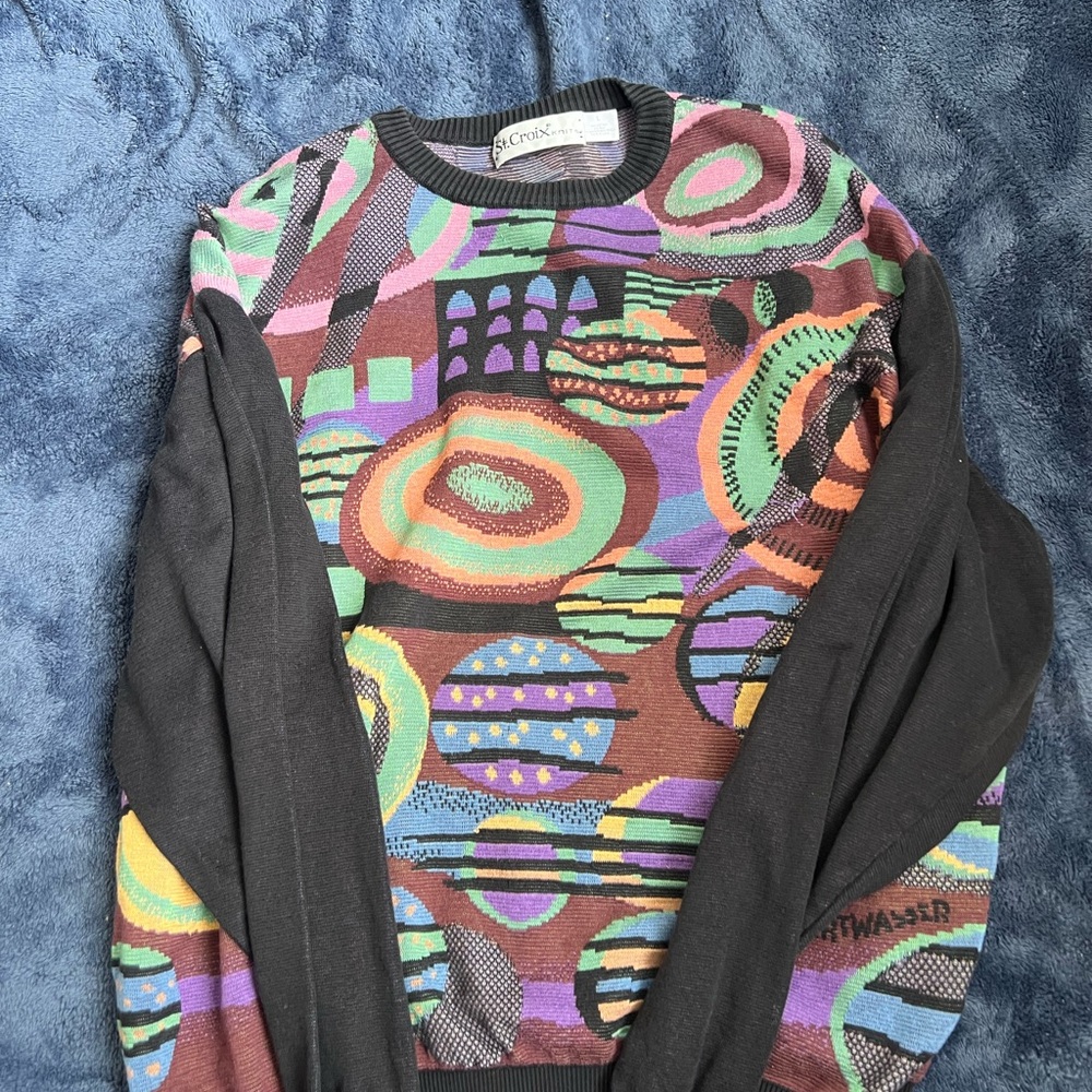 Colorful Patterned Sweater - Picture 2 of 2